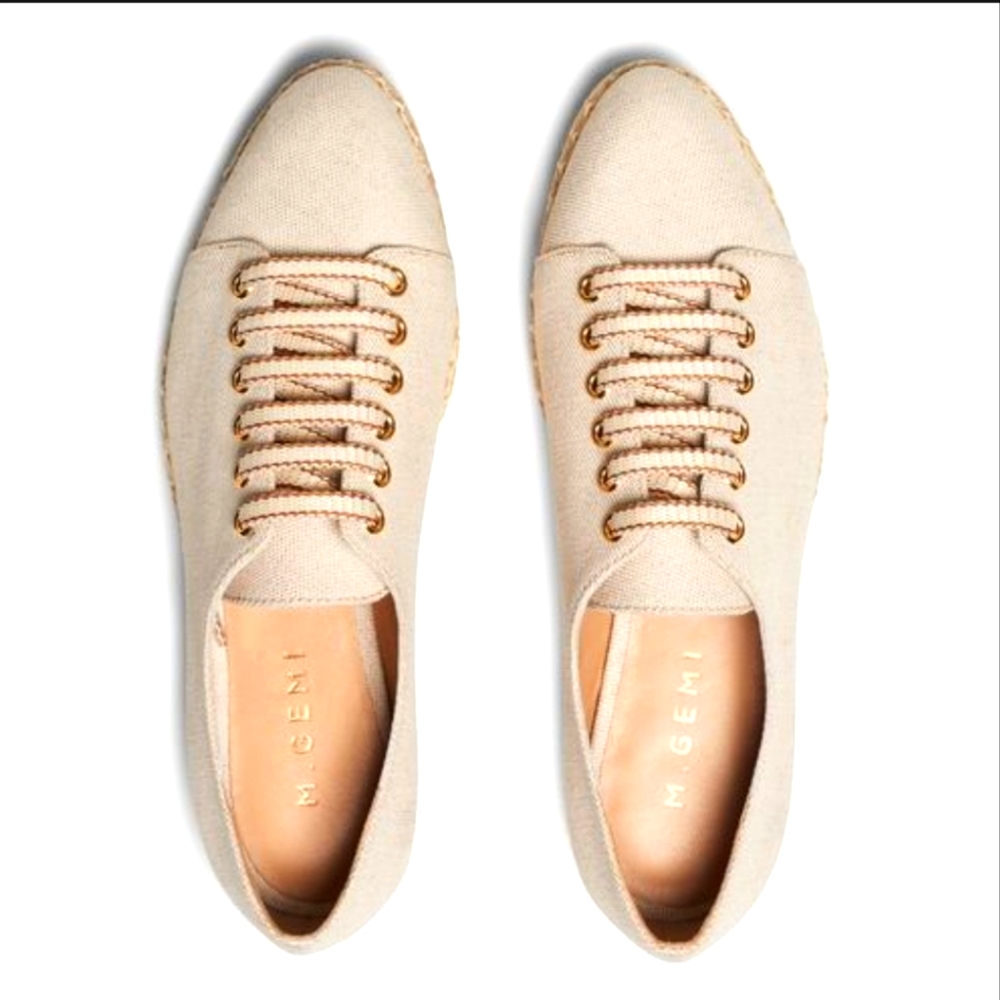 Duna Lace Up Espadrille Loafer by M. Gemi